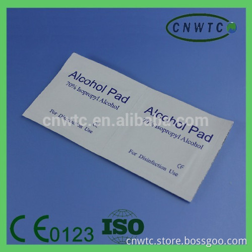 Disposable Medical 70% isopropyl Alcohol pad